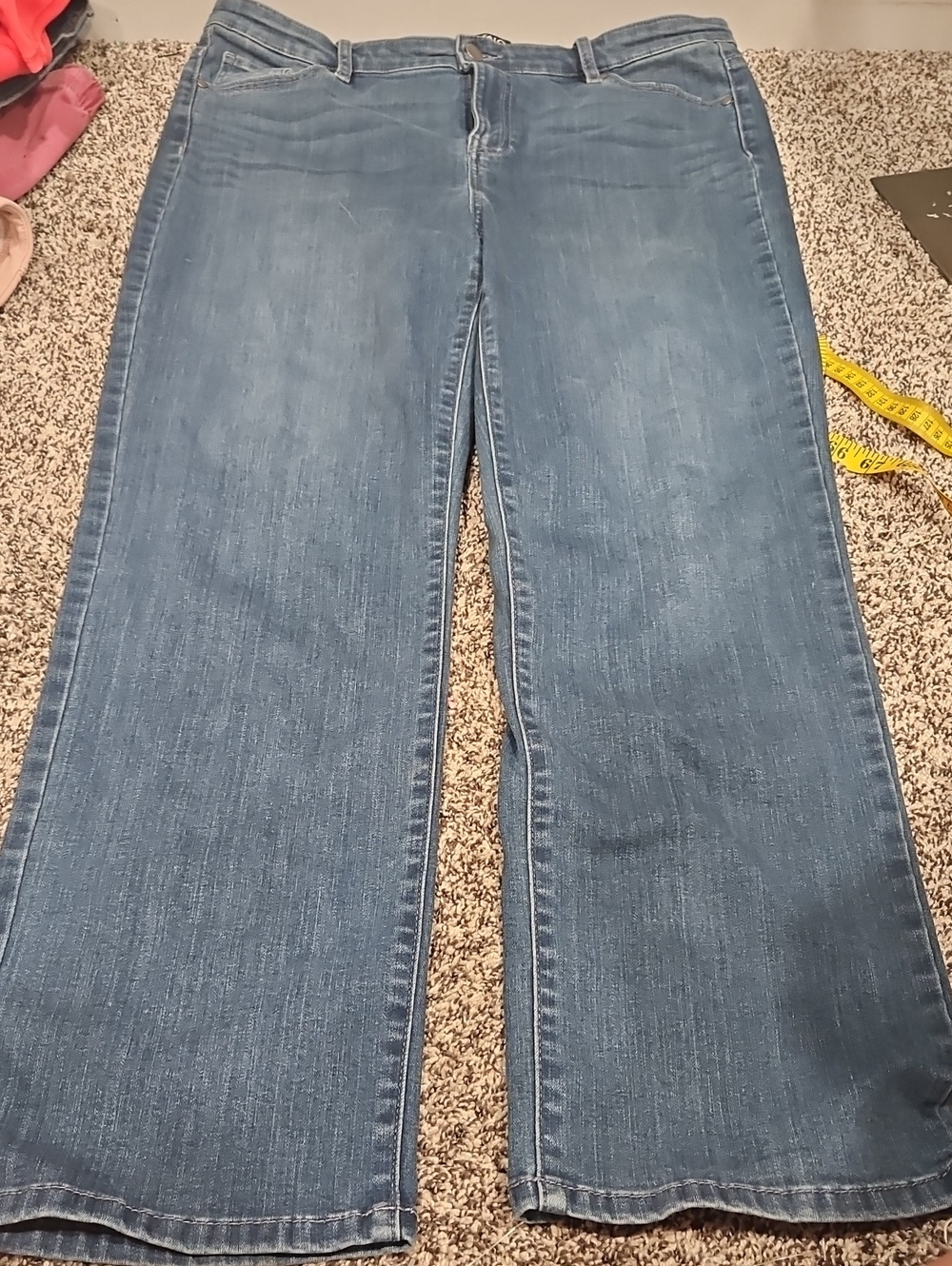 Buffalo David Bitton Womens Light Blue Flare Jeans